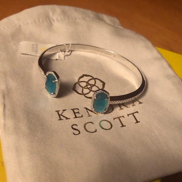 NWT Kendra Scott Elton Silver Cuff Bracelet. - Picture 2 of 6